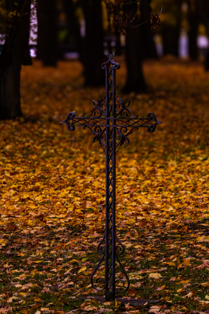 Cross in autumn