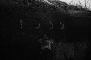 Soviet burned building Estonia