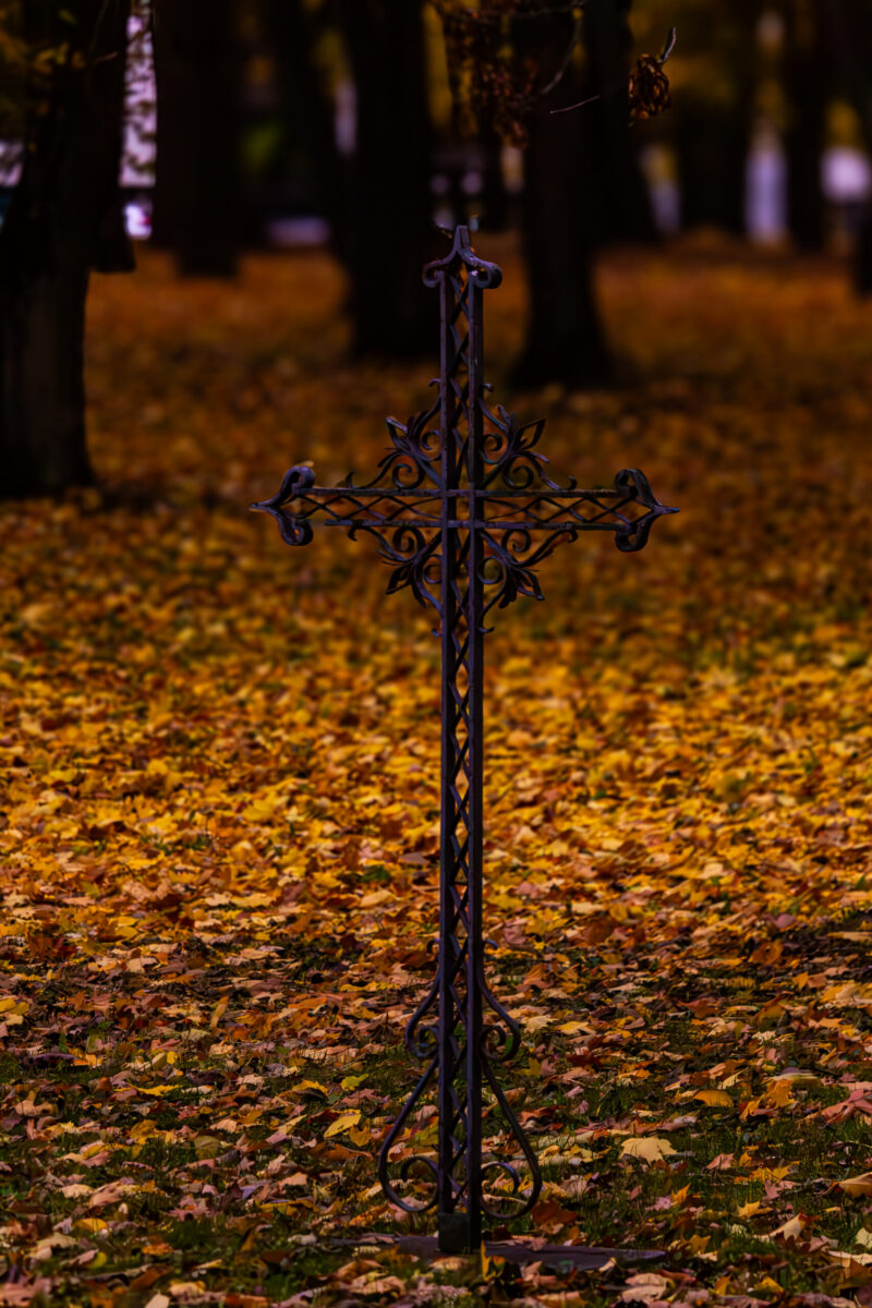 Cross in autumn